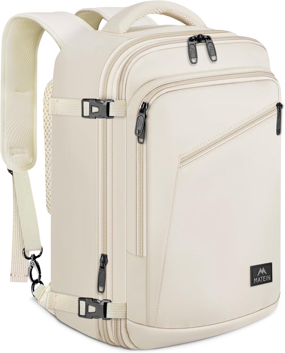 SUCIKORIO Ryanair Reisrugzak, handbagage, vliegtuig, 40 x 20 x 25 cm, waterdicht, outdoor rugzak, 20 liter, wandelrugzak, heren en dames, rugzak met laptopvak, 15,6 inch, voor klimmen, kamperen
