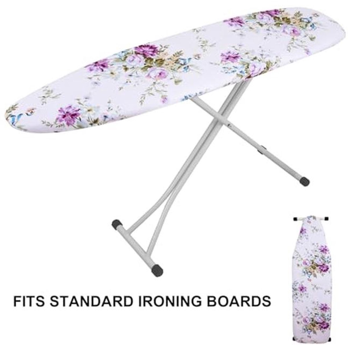 Strijkplankhoes Extra Dik Katoen met Elastisch Elastiek 137 x 38 cm