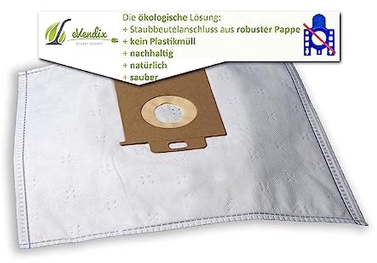 20 stofzuigerzakken microvlies met 2 microfilters, compatibel met Handy Bag PH 99