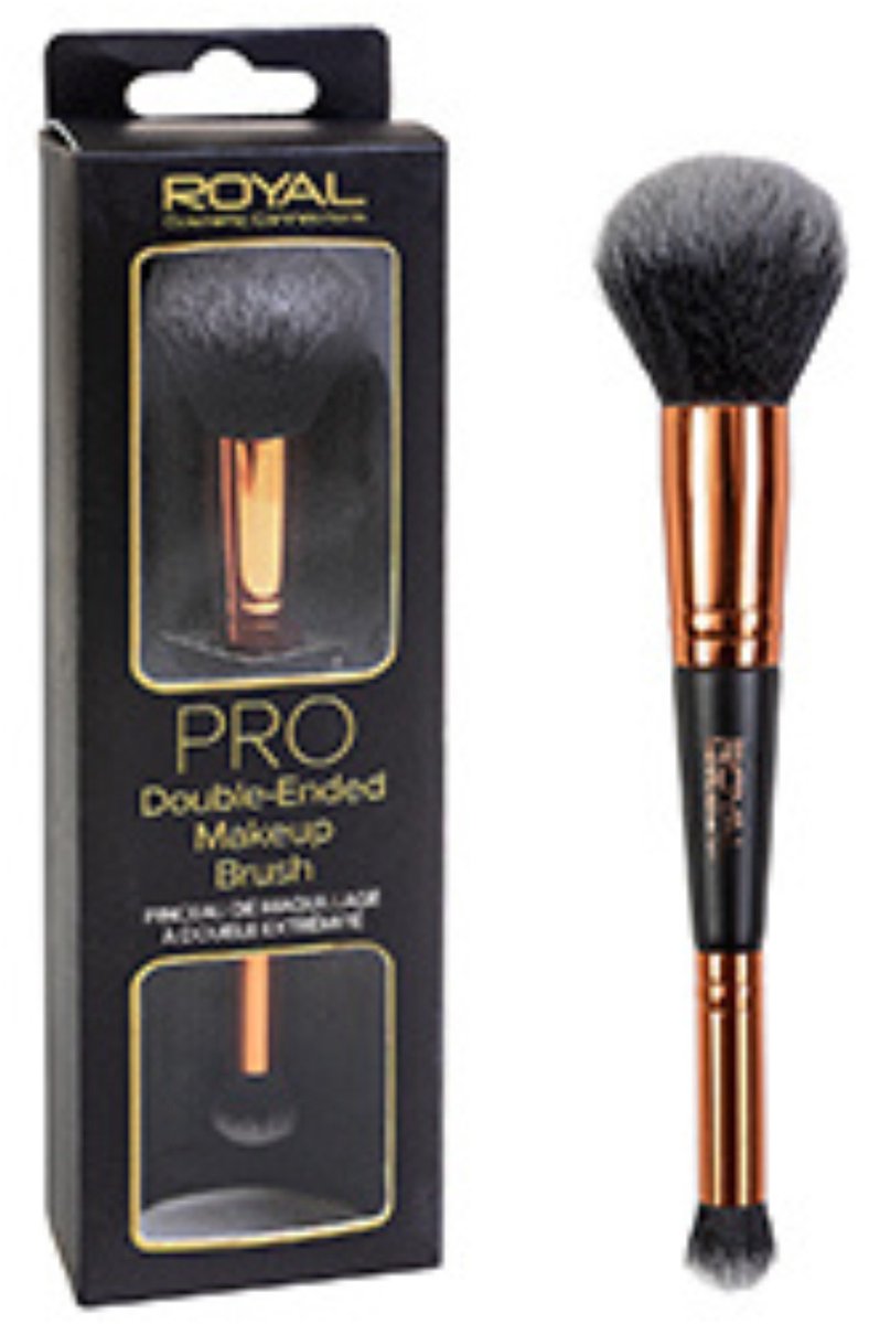 Royal Cosmetics | Pro Double Ended Makeup Brush - 17cm