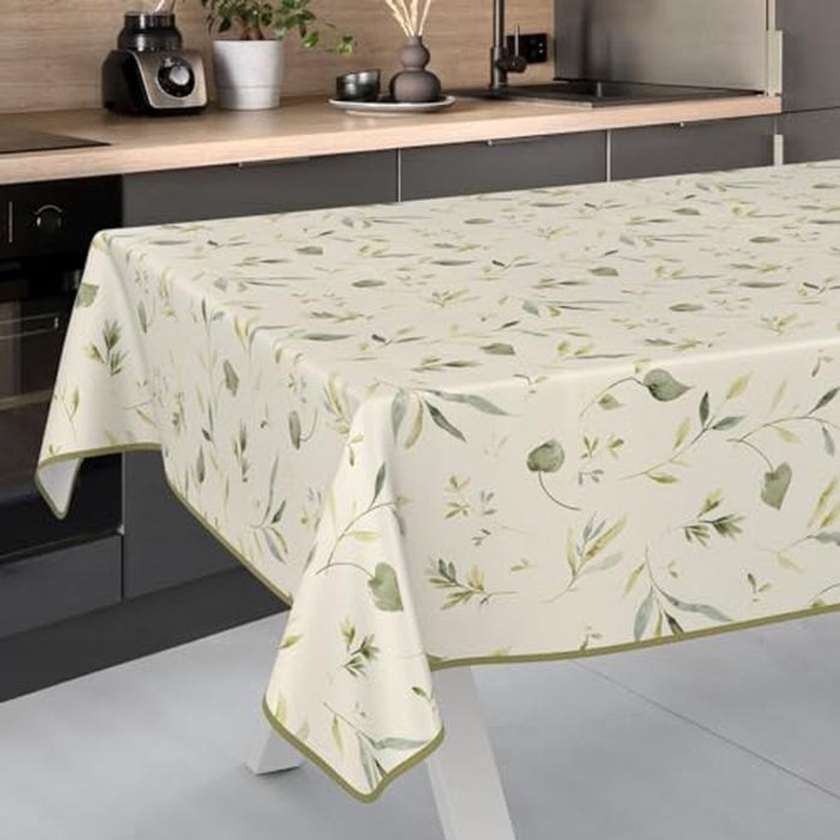Wasbare Tafelkleed Waterdicht 90 x 130 cm met Bies - Bloemenprint