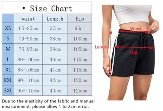 Korte Sportbroek voor Dames - Zomer Katoenen Hardloopshorts met Zakken — afbeelding 5