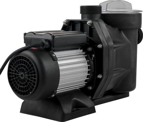 VEVOR Zwembadpomp Filterpomp, 19200 L / H Zwembadpomp 16 M Maximale Slag, 750 W 230 V Filterpomp Circulatiepomp, 3450 Rpm Zwembaddoseerpomp met 2 Montageslangen, Zwembadpomp Zwembaden, Bubbelbaden