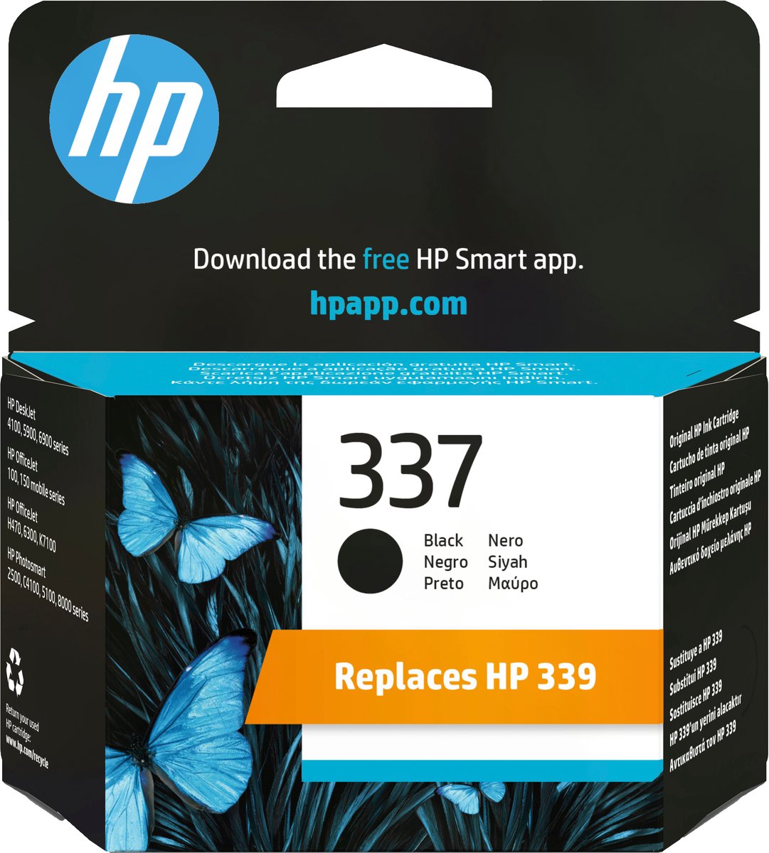HP cartridge 337 inkt - Instant Ink (Zwart)