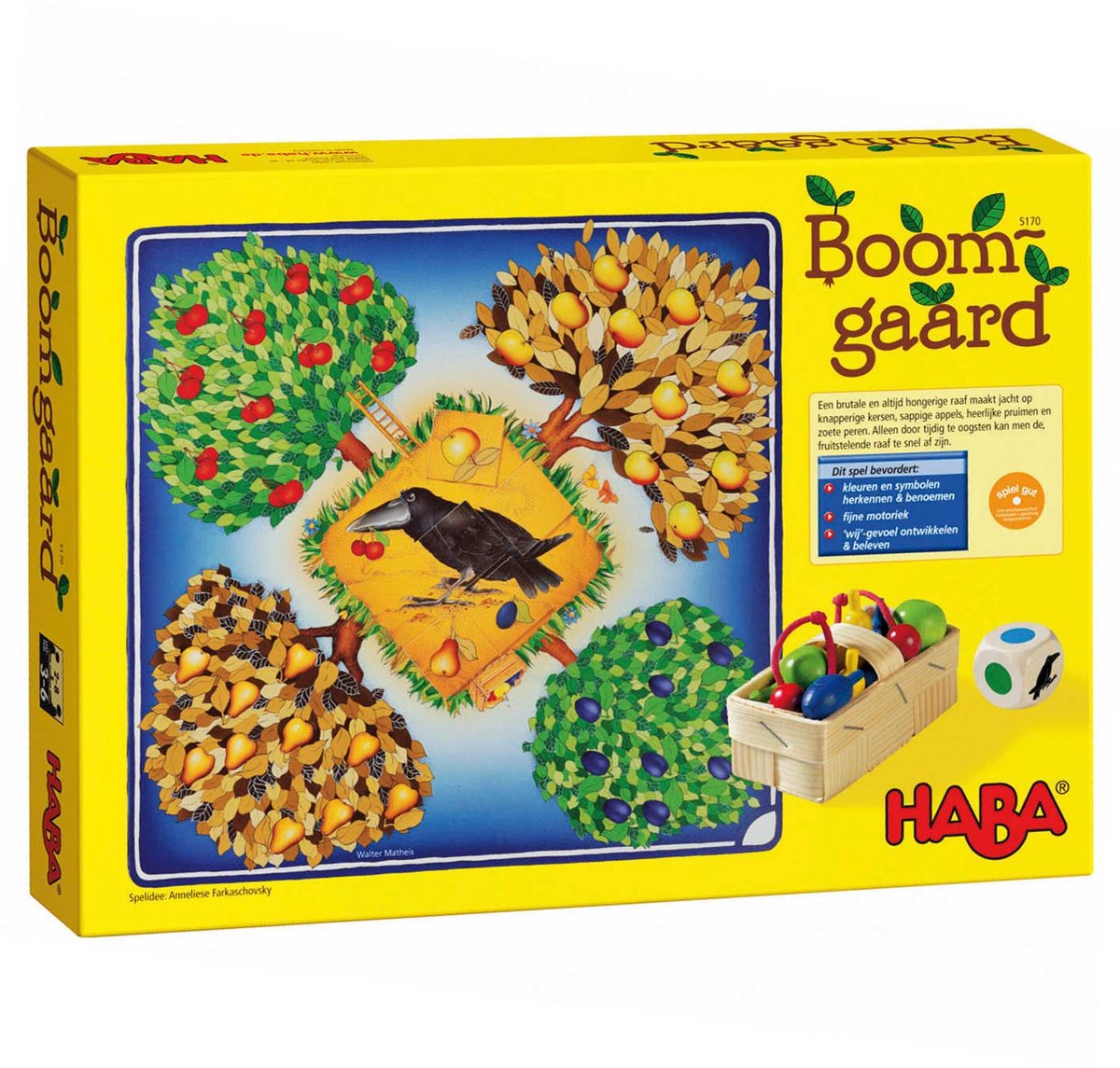 HABA De Boomgaard Spel - Fruitspel tegen de raaf — afbeelding 4