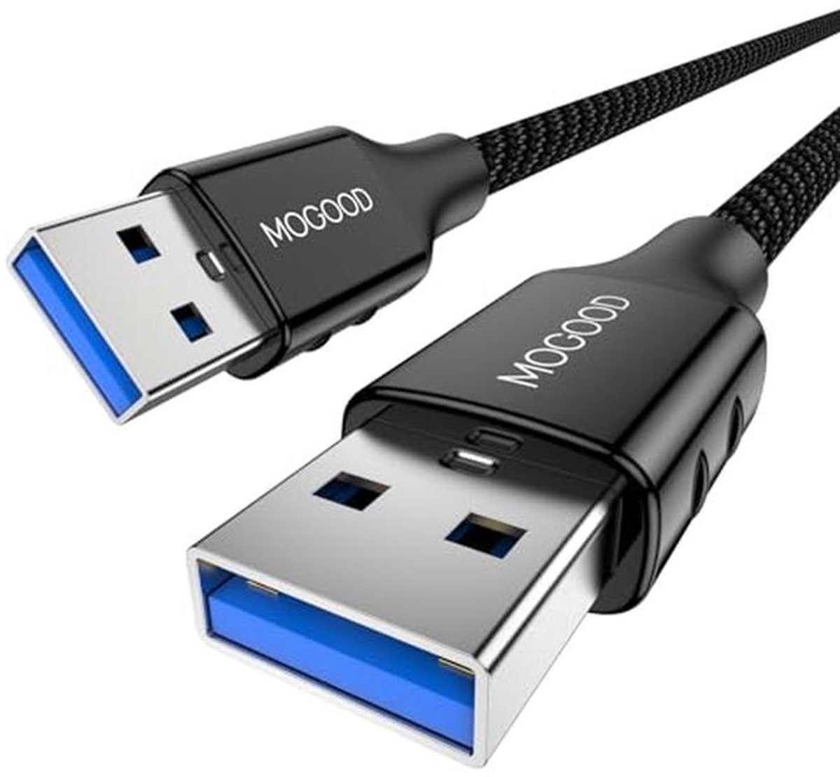 USB 3.0 Type A naar Type A Dubbele USB-Kabel 5 Meter - Snelle Gegevensoverdracht voor Laptop, Externe Harde Schijf en Meer