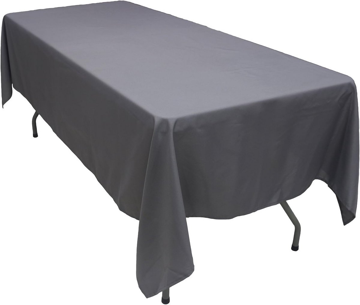 Rechthoekig Polyester Tafelkleed in Roze - 150x240 cm