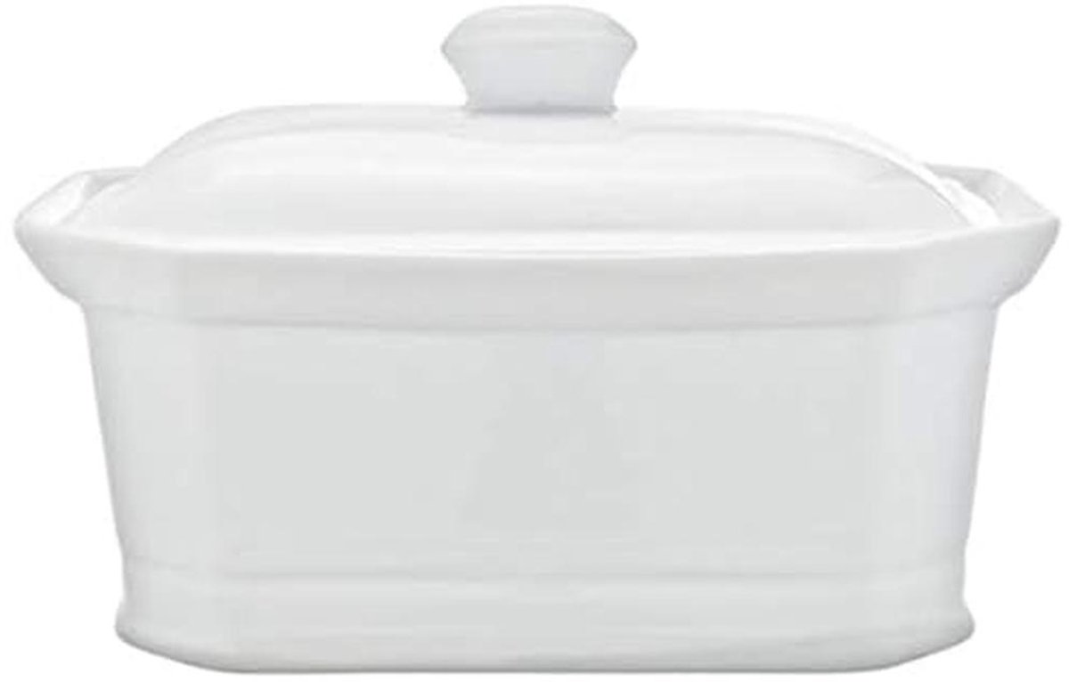 Terrine met Deksel 1000ml - Hoogwaardig Porselein