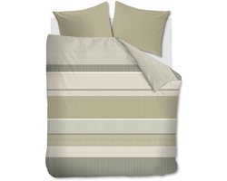 Beddinghouse Hilde dekbedovertrek - Lits-Jumeaux XL - 260 x 200/220 cm - Grijs Groen