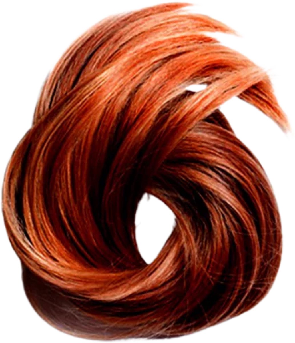 Biologische haar kleuring - henna poeder - kruiden - INTENSE KOPER 4.4 - natuurlijke verf - handschoenen en muts