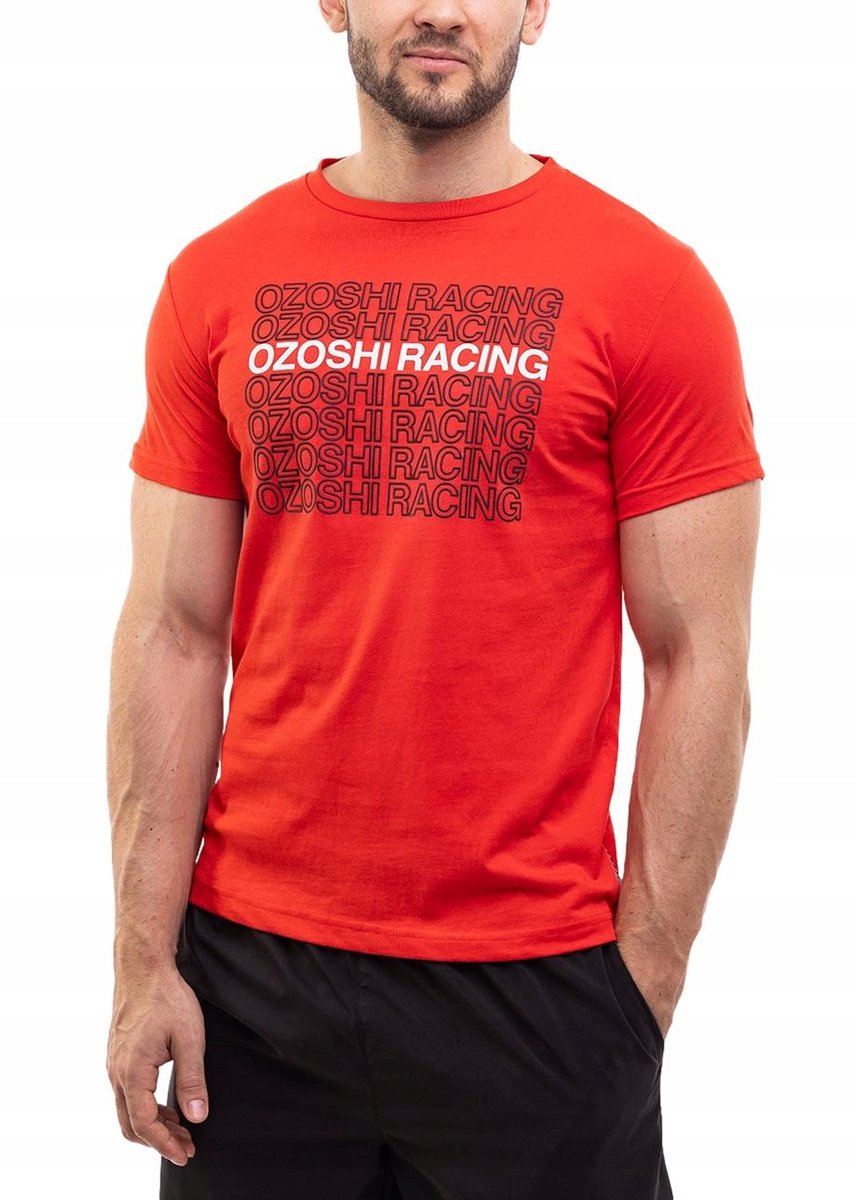 Ozoshi Sportshirt Heren - Rood - Polyester