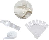 16 paar-Dekbedclips-dekbed klemmen-dekbedclips voor dekbed-dekbed knijpers-dekbedclips voor dikke dekbed-Stevige Klemmen-Voorkomt het verschuiven van je dekbed- Klemmen-Bevestiging Beddengoed Accessoires-Wit-Veilig & Naaldloos