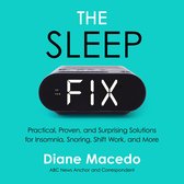 Boek 'The Sleep Fix' met wekker die 'FIX' aangeeft. Oplossingen voor slapeloosheid, snurken en meer.