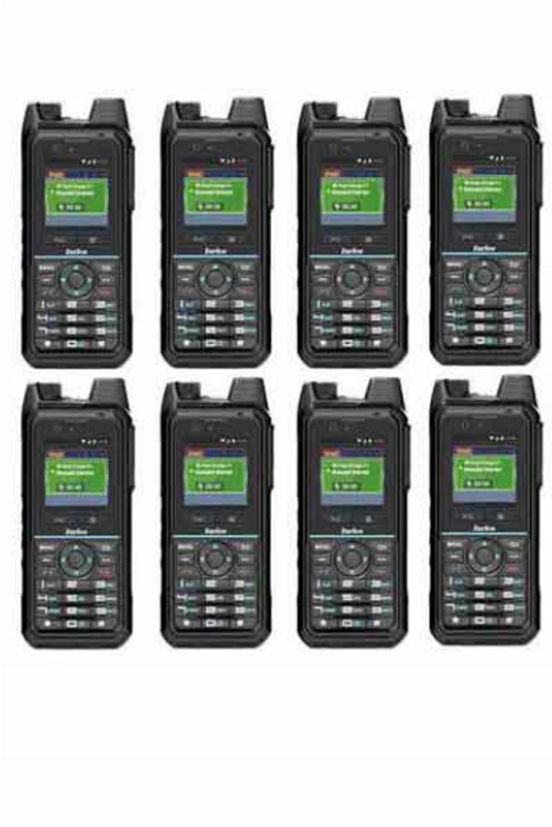 Set van 8 Inrico T330 4G LTE Zello Smart Portofoons IP68