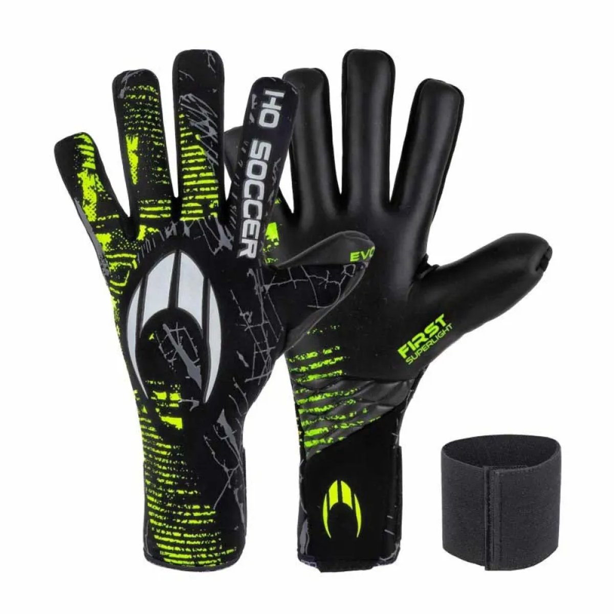 Ho Soccer First Superlight Kontrol Keepershandschoenen Zwart 9