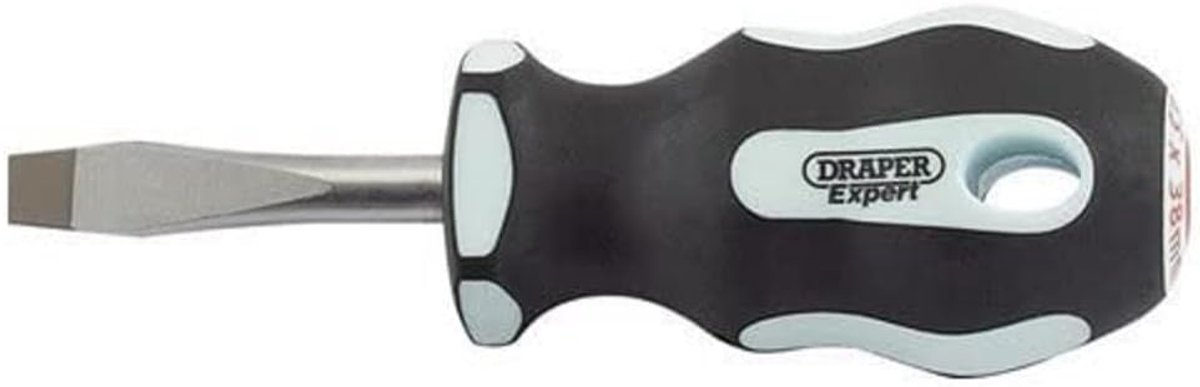 Schroevendraaier Plat - Precisie Gereedschap - Klus Klussen - Zachte Grip Handvat - 5.5 x 75mm - Blauw