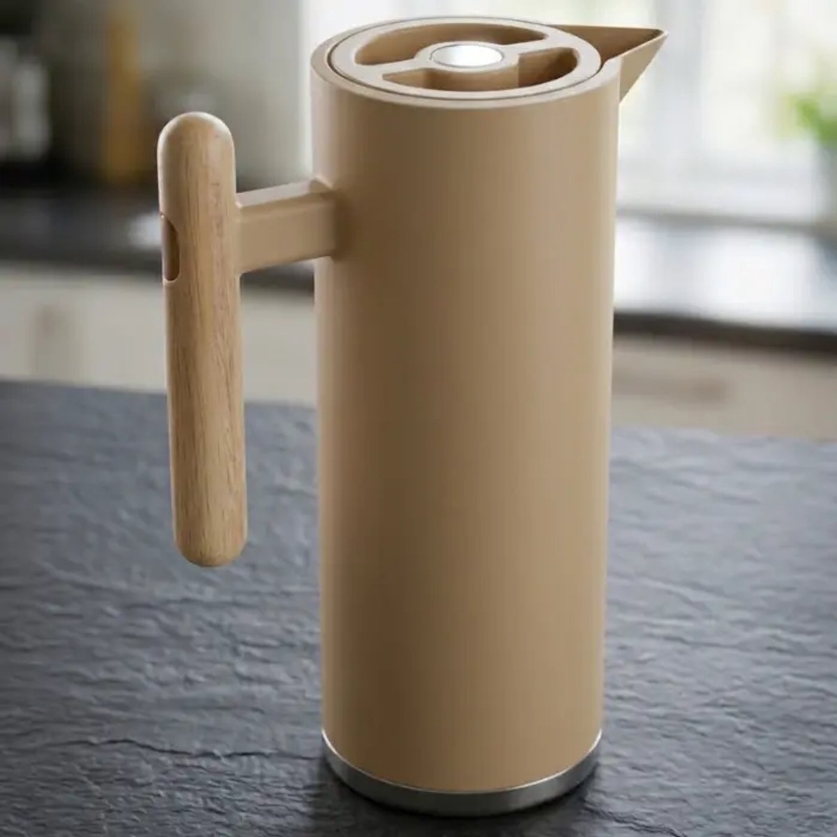Stijlvolle Thermoskan – 1 Liter - Cream