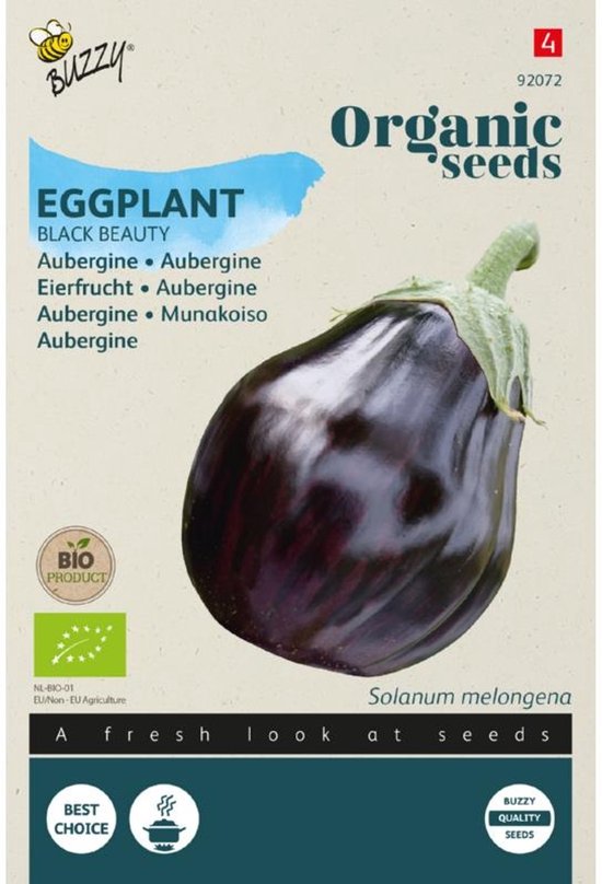 Buzzy Organic - Aubergine Black Beauty BIO