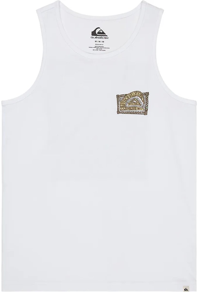 Quiksilver Heritage Mouwloos T-shirt 16 Years Jongen Wit