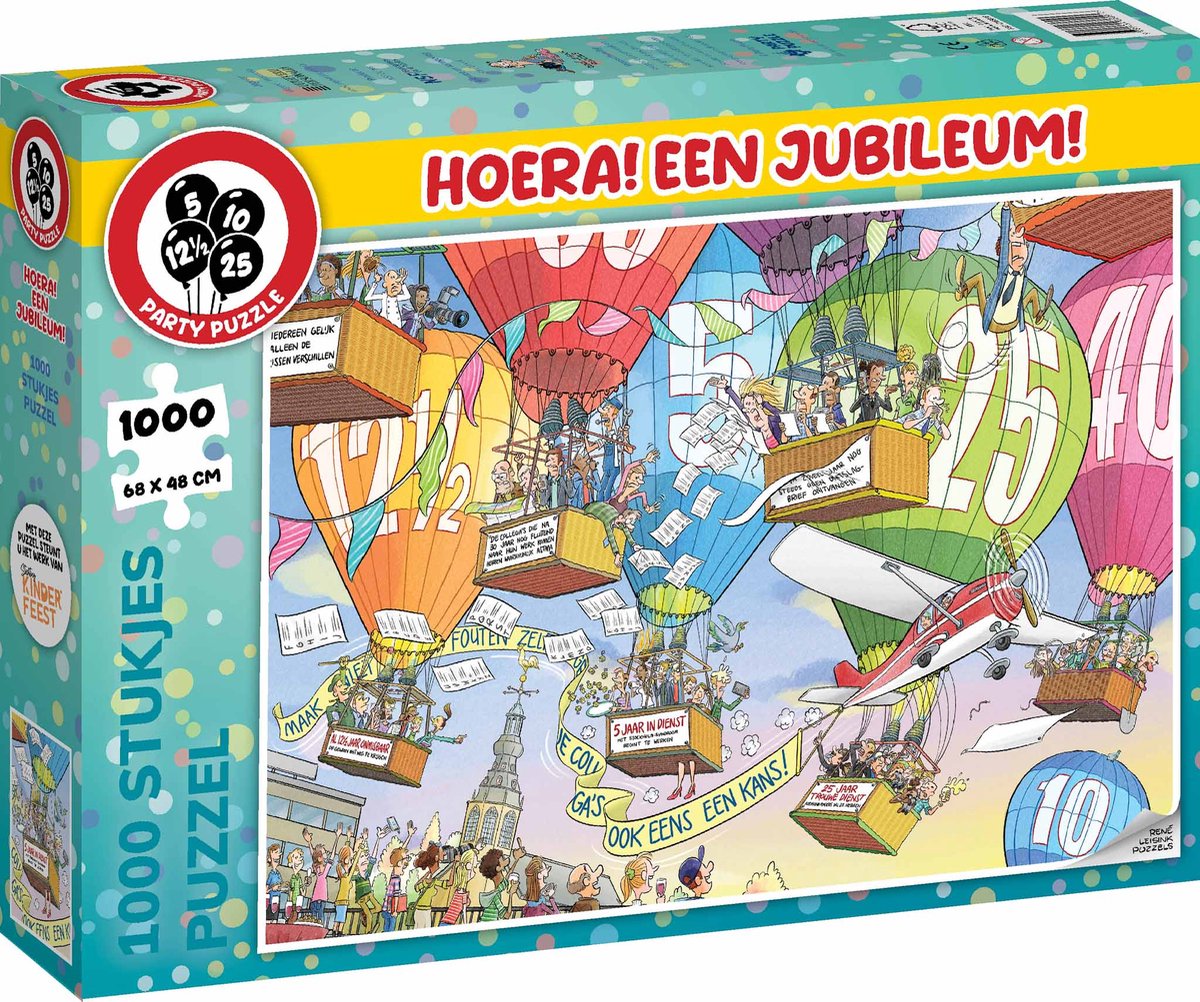 Kalenderwinkel Party puzzle - jubileum
