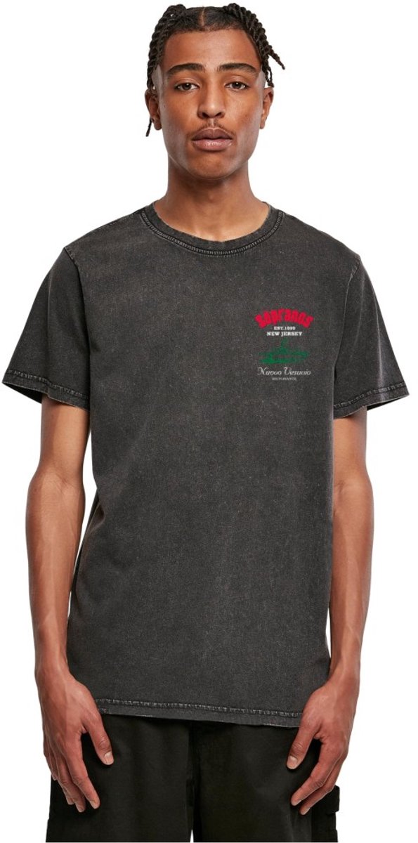 Merchcode Sopranos - Nuevo Vesuvio Heren Tshirt - XS - Zwart
