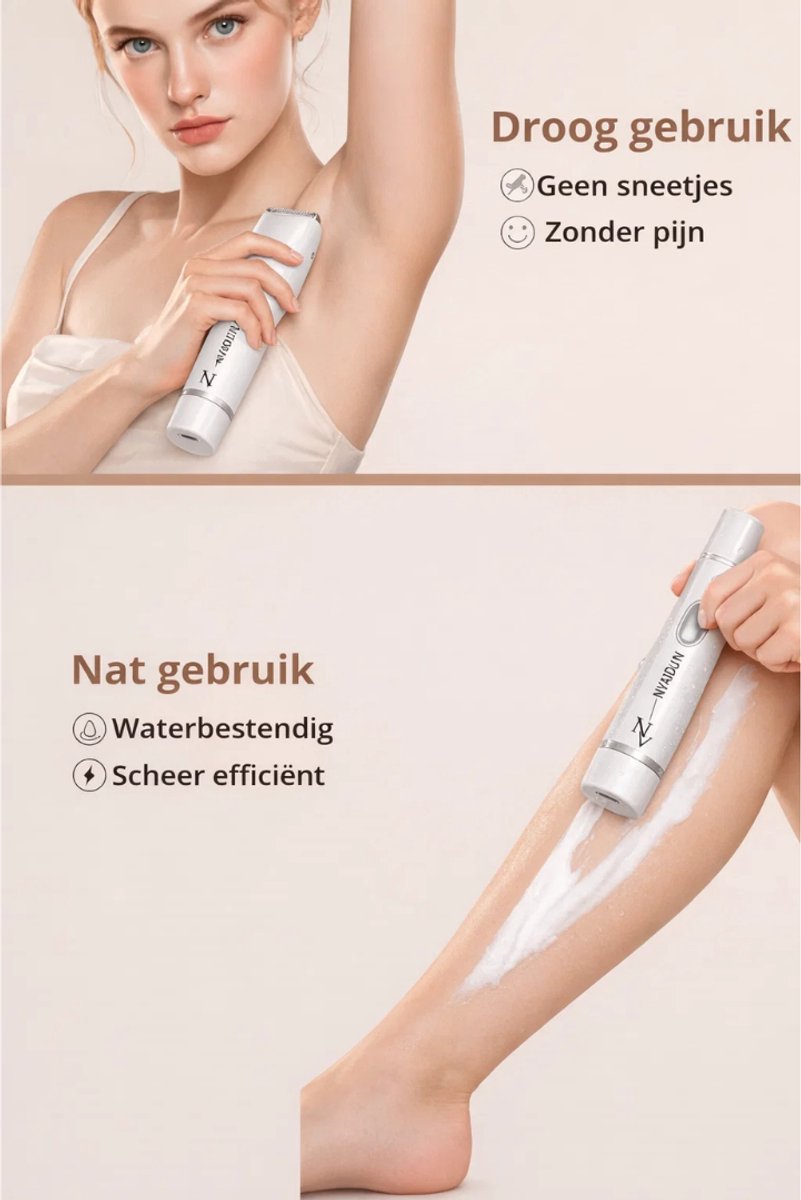 YST Solutions Oplaadbare 2-in-1 Elektrische Bikinitrimmer - afbeelding 3