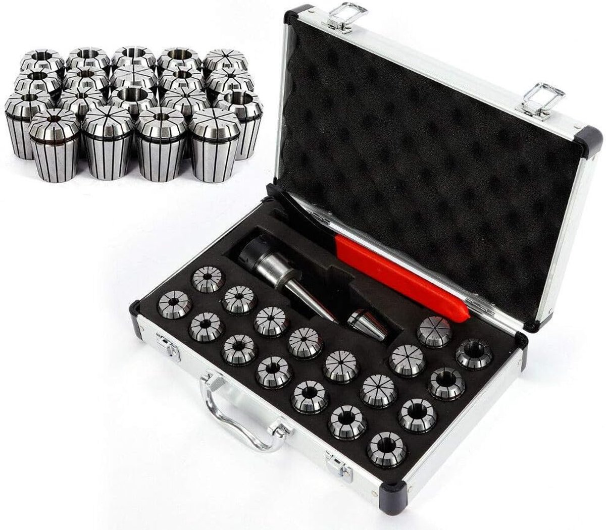 Spantanghouder Set - Precisie Spantangen - Freesmachine Werkzaamheden - 21 Delige Set - 1-20 mm