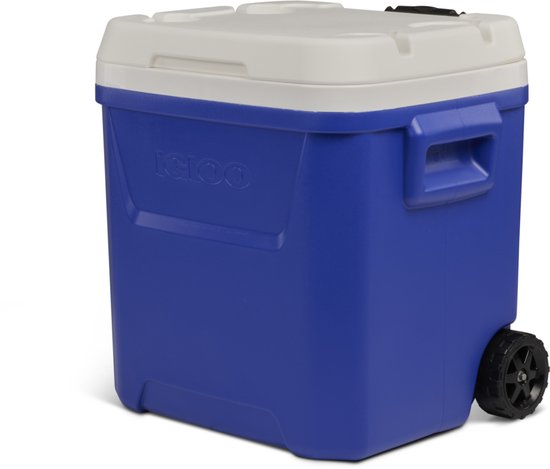 Igloo Laguna 60 Roller - Grote Koelbox op wielen - 56 Liter - Blauw van Merkloos — afbeelding 2