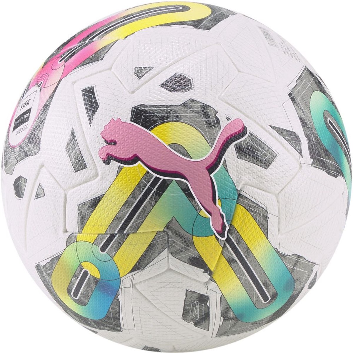 Puma Kinder Fußball Match Ball Orbita 1 TB (FIFA Quality Pro) 083774 Puma White-Multi Colour-5