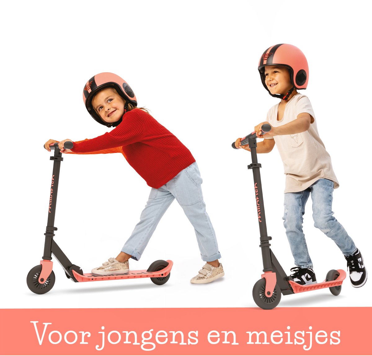 Chillafish Kinderstep jongen en meisje vanaf 5 jaar met voetrem - Oranje Roze - Step met verstelbaar stuur - Opvouwbaar en lichtgewicht met ABEC-5 wielen - Model Flexxi — afbeelding 11