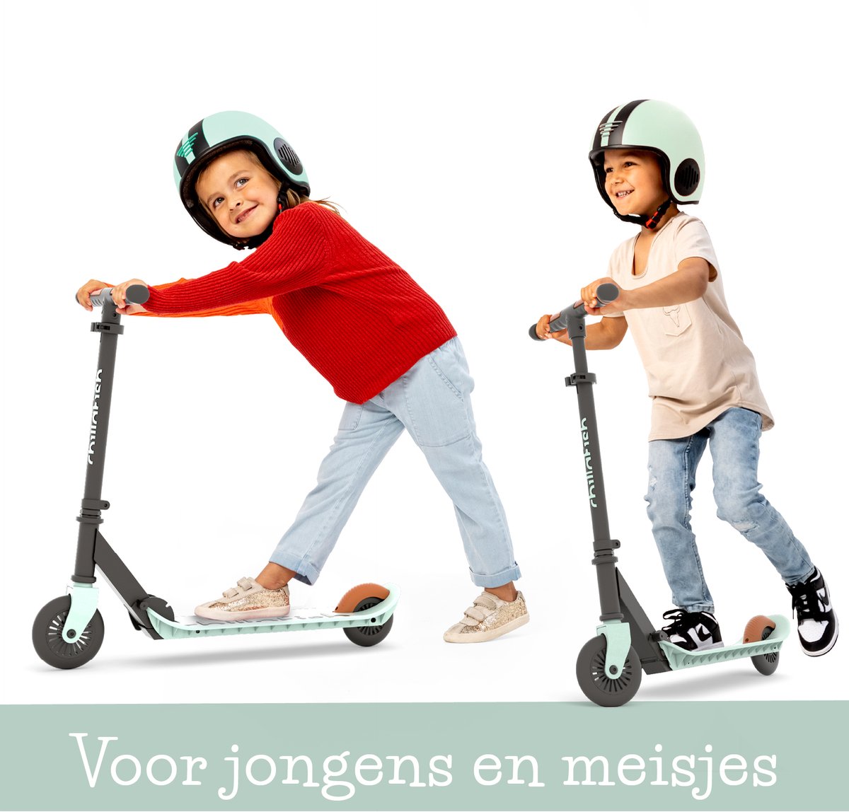 Chillafish Kinderstep jongen en meisje vanaf 5 jaar met voetrem - Licht Groen - Step met verstelbaar stuur - Opvouwbaar en lichtgewicht met ABEC-5 wielen - Model Flexxi — afbeelding 6