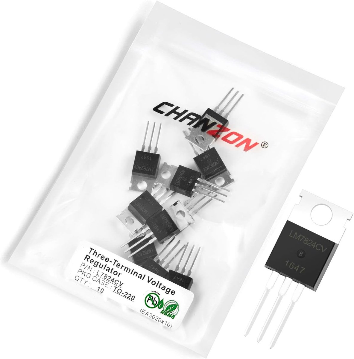Spanningsregelaar Transistor - Drie Aansluitingen - Elektronische Projecten - Stabiele Uitgangsspanning - TO-220 Pakket