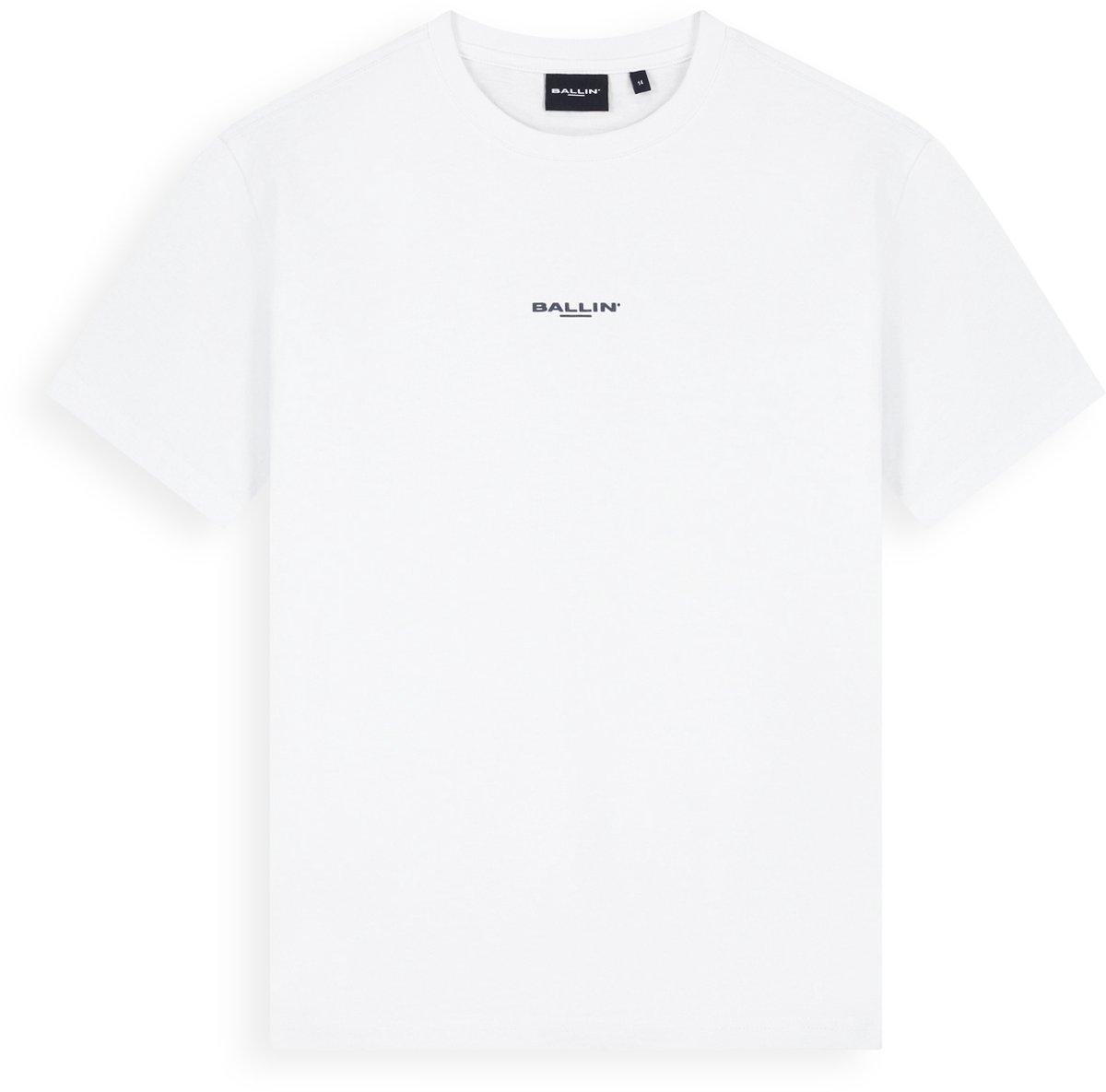 Ballin Amsterdam - Jongens Regular fit T-shirts Crewneck SS - White - Maat 8