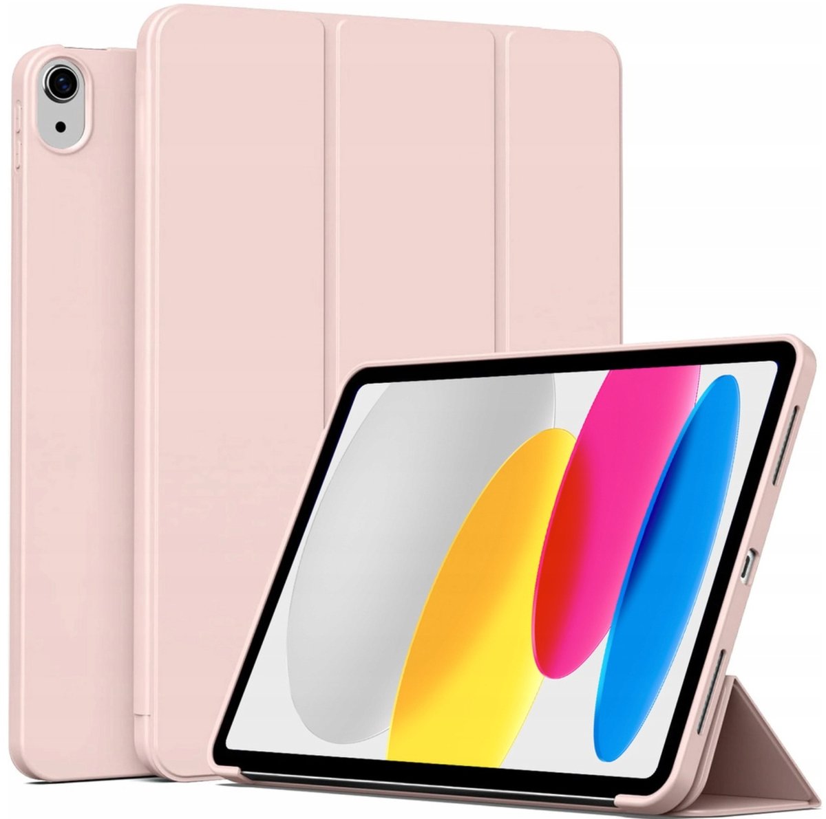 EtuiTab Serie - Smart Case - iPad Air 11" - Roze - Automatisch Wekken/Slapen - Tri-Fold Standaard