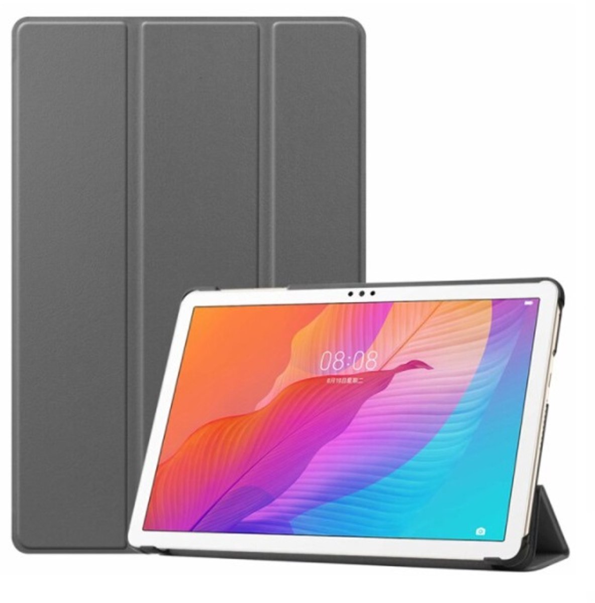EtuiTab Huawei MatePad 10.1 - Tablethoes - Grijs - Hoge Kwaliteit - Magneetsluiting