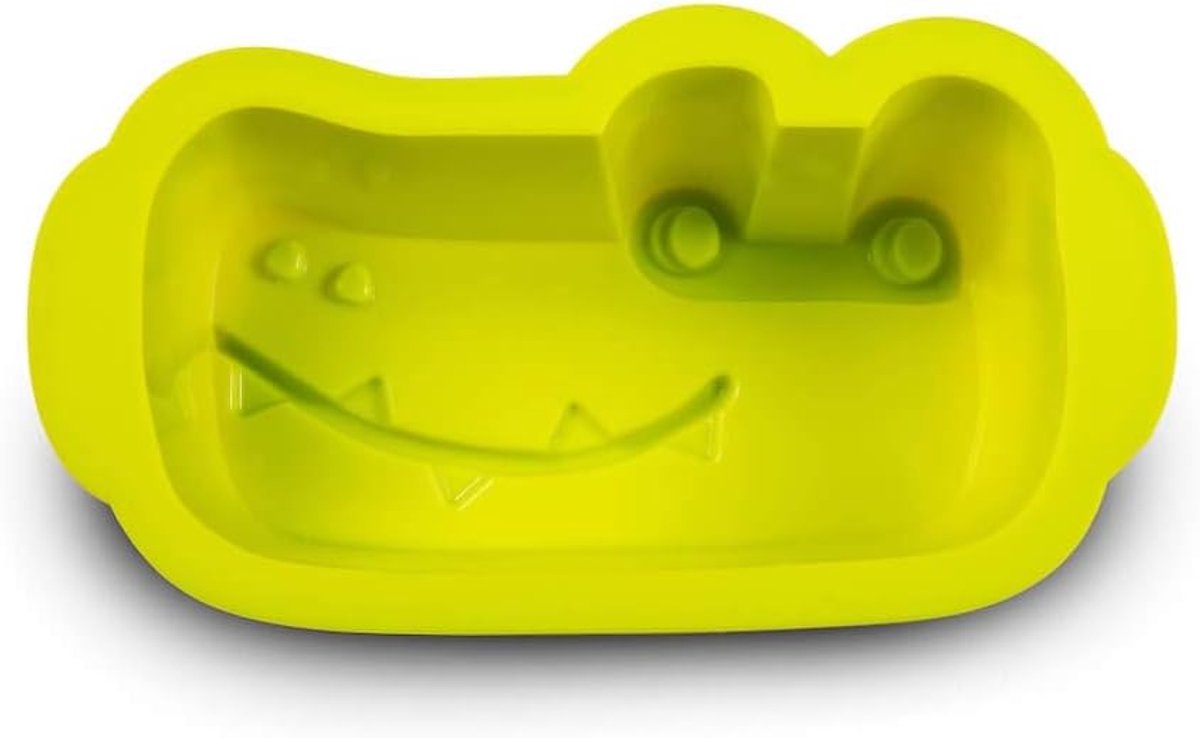 Cakevorm Krokodil - Bakvorm Siliconen - Kinderfeestjes Bakken - Flexibel Materiaal - Kleurrijk