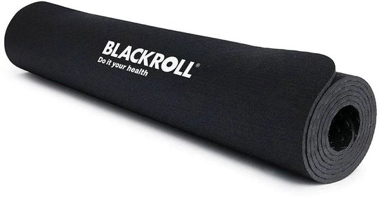 Blackroll Mat Anti-slip Fitnessmat Zwart 185 cm