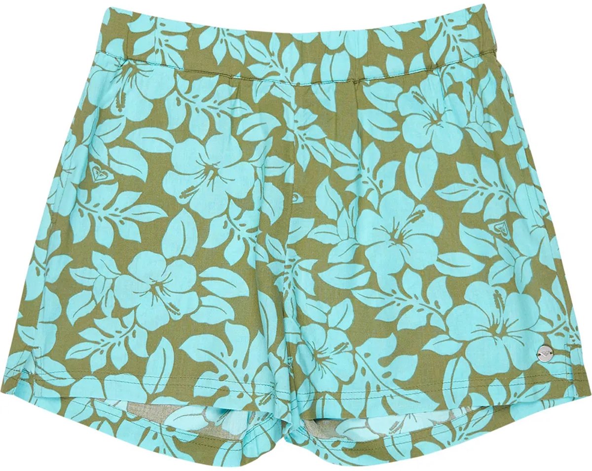 Roxy Ocean Floor Korte Broek 12 Years Meisje Groen