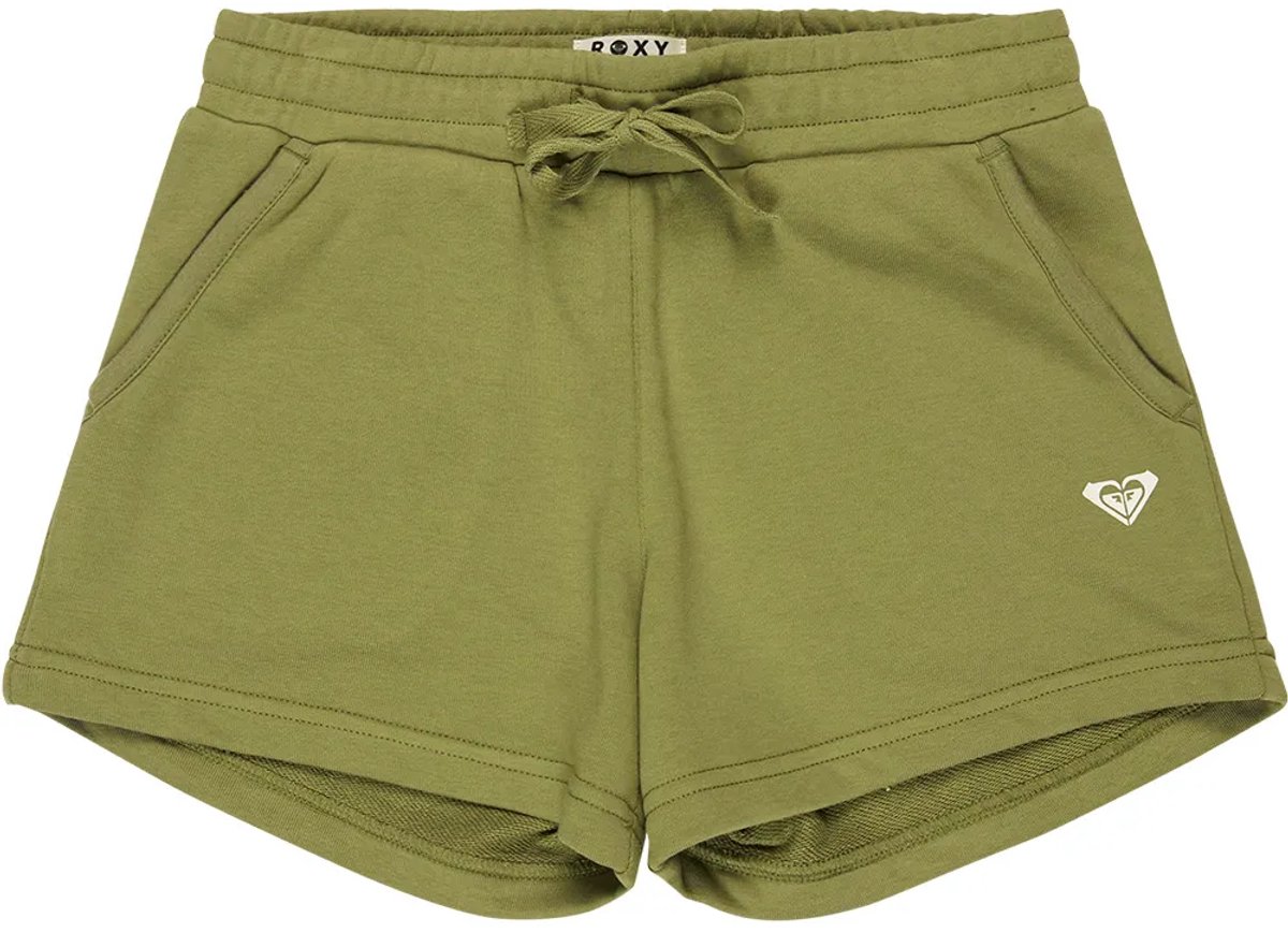 Roxy Surf Feeling Terry Korte Sportbroek 8 Years Meisje Groen
