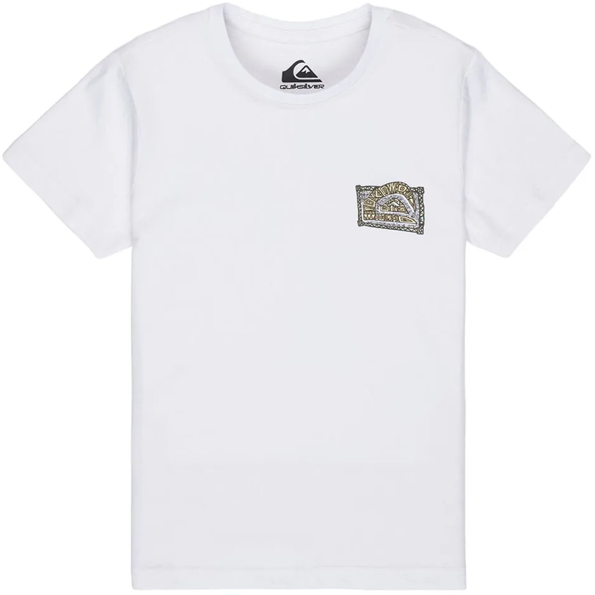 Quiksilver Ev Heritage T-shirt Met Korte Mouwen 3 Years Jongen Wit