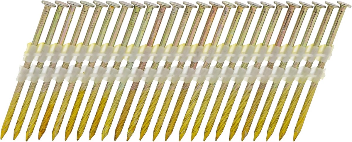 Ronde kop stripspijkers - Perslucht nagels - Snel bevestigen - Schroef/verzinkt materiaal - 31 x 70 mm