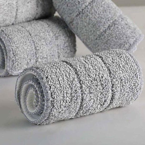 Set van 10 microvezel dweilpads, geschikt voor vloerdweilen, vervangende reinigingshoezen en dweilkoppen. — afbeelding 2