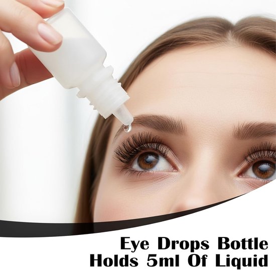 10 stuks 5 ml kunststof druppelflessen, pipetfles 5 ml, lege oogdruppelfles, ideaal voor reizen en doe-het-zelfprojecten van Merkloos — afbeelding 5