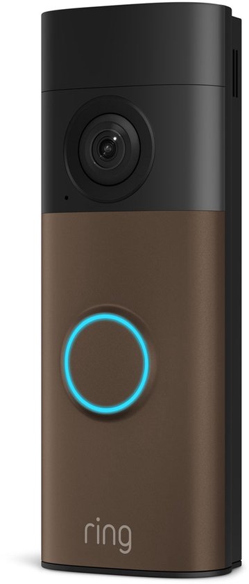 Ring Videodeurbel op batterij (nieuwste generatie) - Matte Mocha - 2K video
