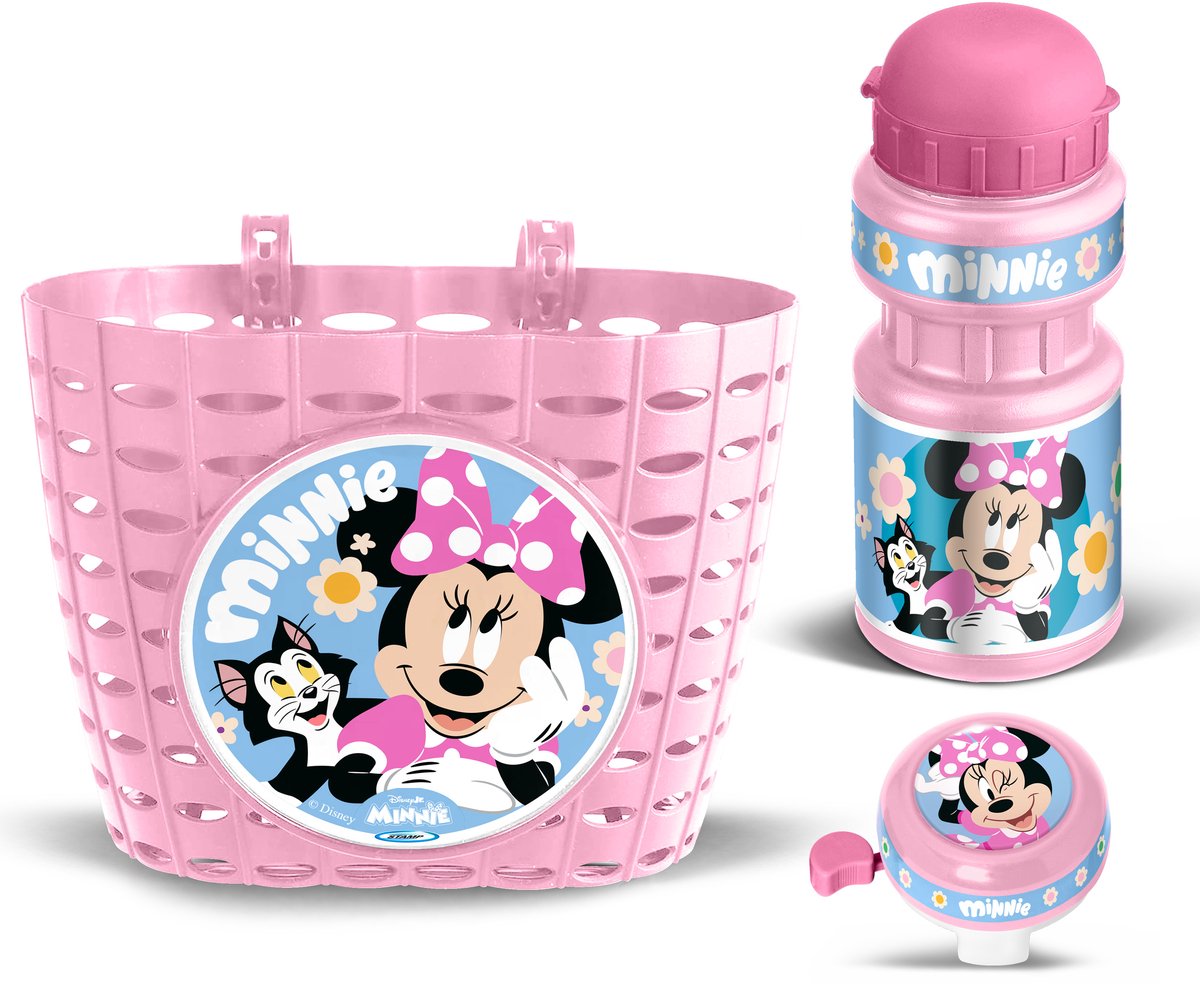 Disney Accessoiresset Minnie Roze/blauw 3-delig