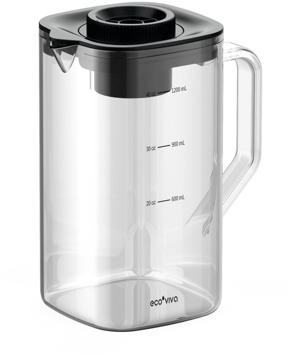 Ecoviva MATE5 Waterfilter Glazen Theekan Accessoire voor MATE5 Tafelmodel UV Omgekeerde Osmose Systeem