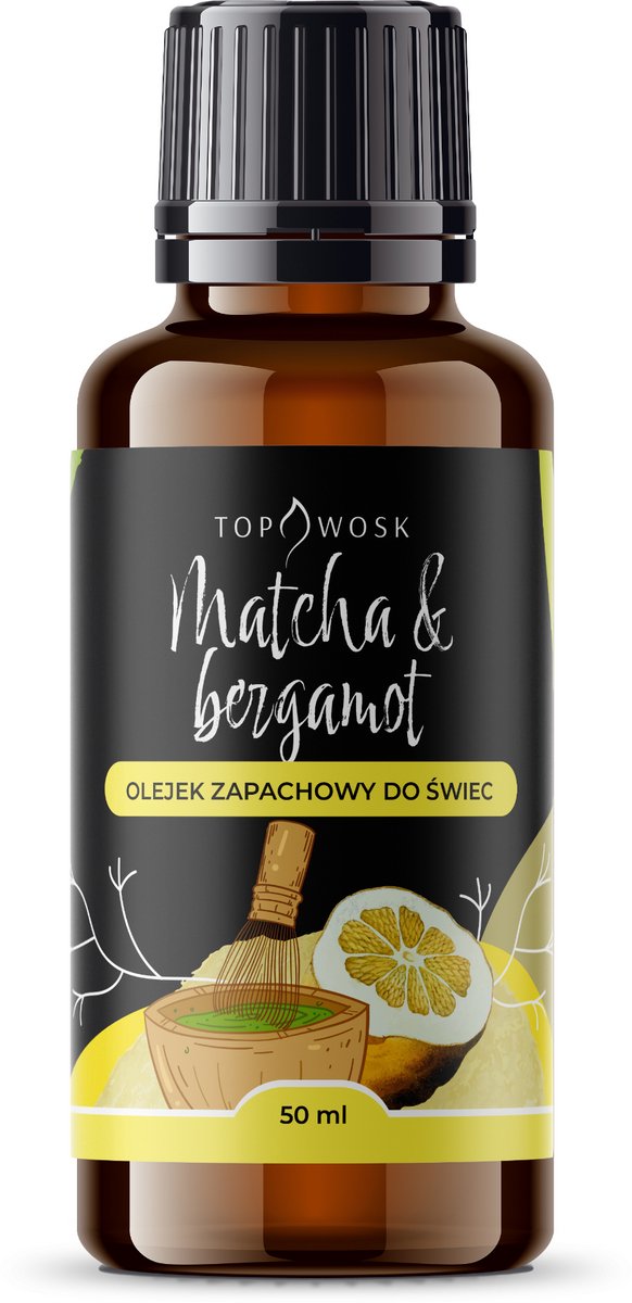 TopWosk - Geurolie - Matcha en Bergamot - 50 ml