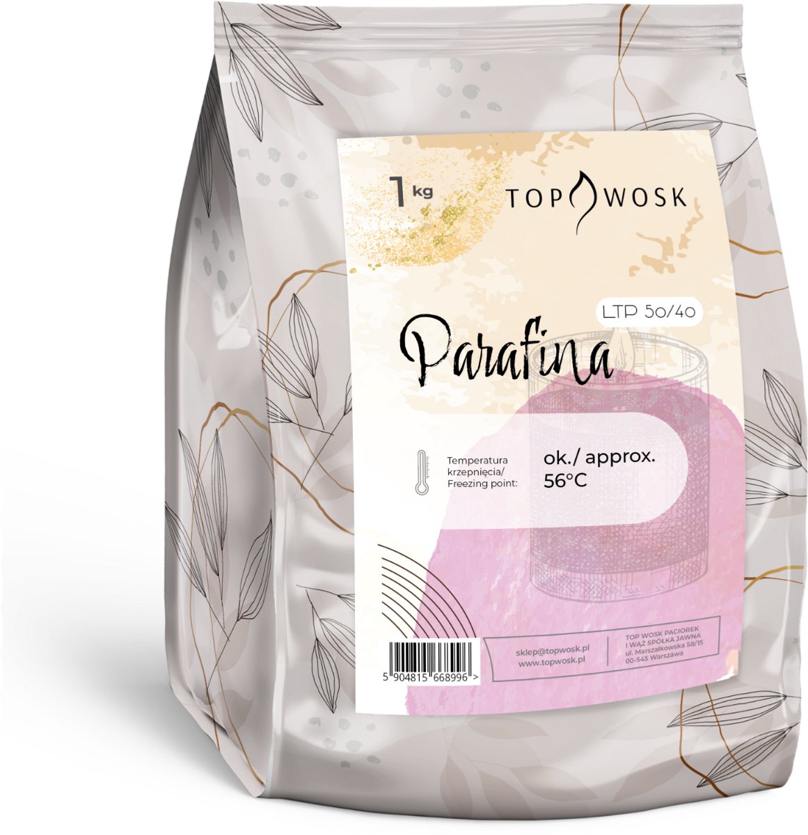 TopWosk LTP 50/40 - Parafine Granulaat - 1kg