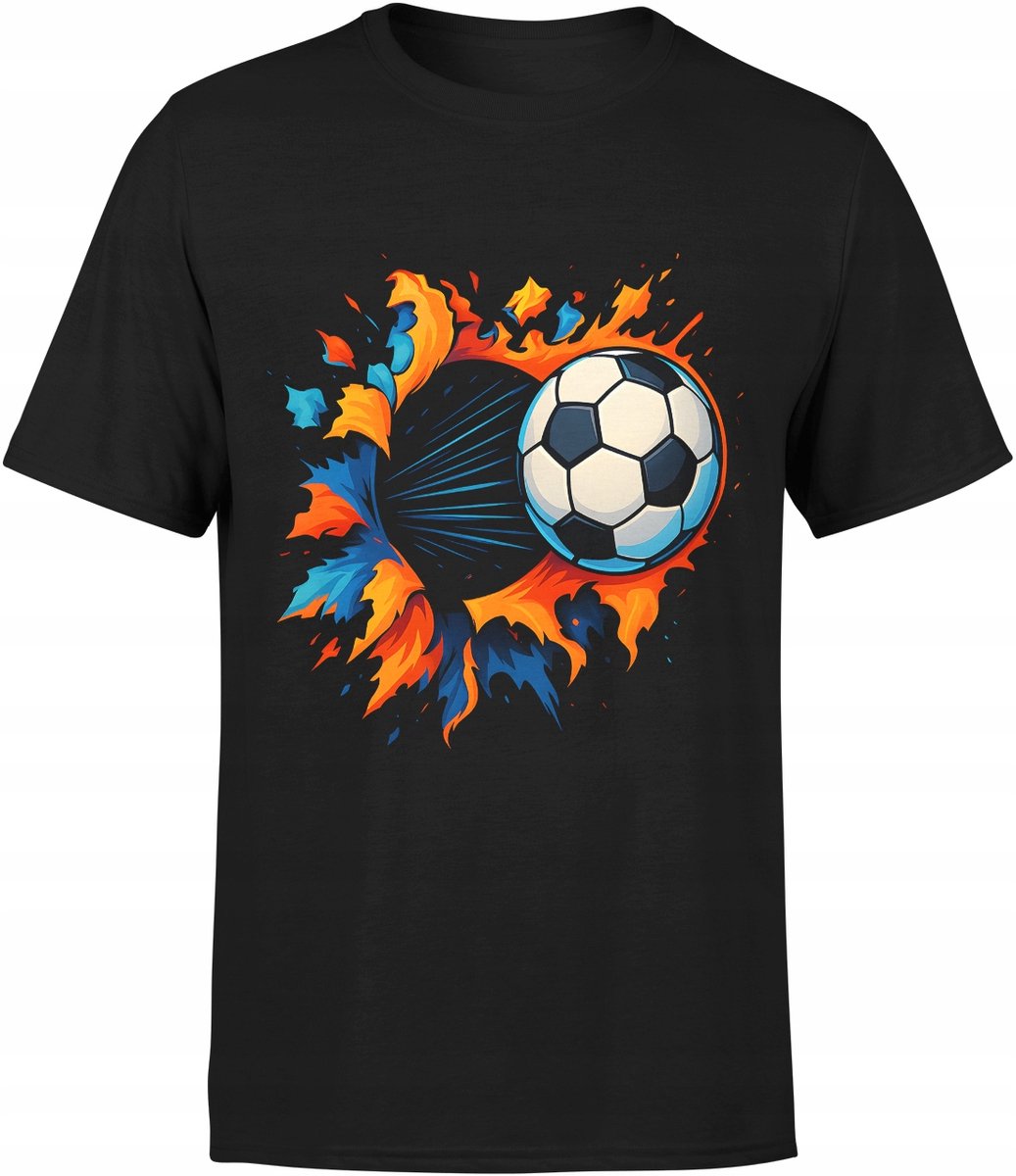 Merkloos Serie - Voetbal Sportshirt - 100% Katoen - Decoratieve Print