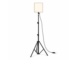 Cellista - LED 2x Videolamp met Statief - Fotostudio Verlichting - Selfie Ring Light Alternatief - Bi-Color 3200K-5600K - Dimbaar 0-100% - Voor TikTok Zoom Streaming